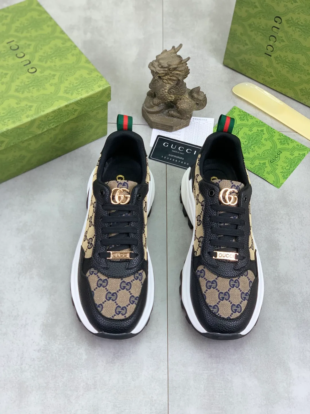 Men's shoes 💰P440💰[New model]🆘 The latest model from Gucci GUCCI official website🎁Classic casual and fashionable men's shoes👟Best model💥The version is simple and elegant, exclusive for trendy men. Unique official website latest brand elements👑Gucci original decoration, fashionable and generous, original soft calfskin fabric➕Comfortable soft first-layer pigskin lining ✅The official website specifies the wear-resistant casual outsole, the classic model is taken in kind🎬Color: 4️⃣colors available😍Number: 38-44